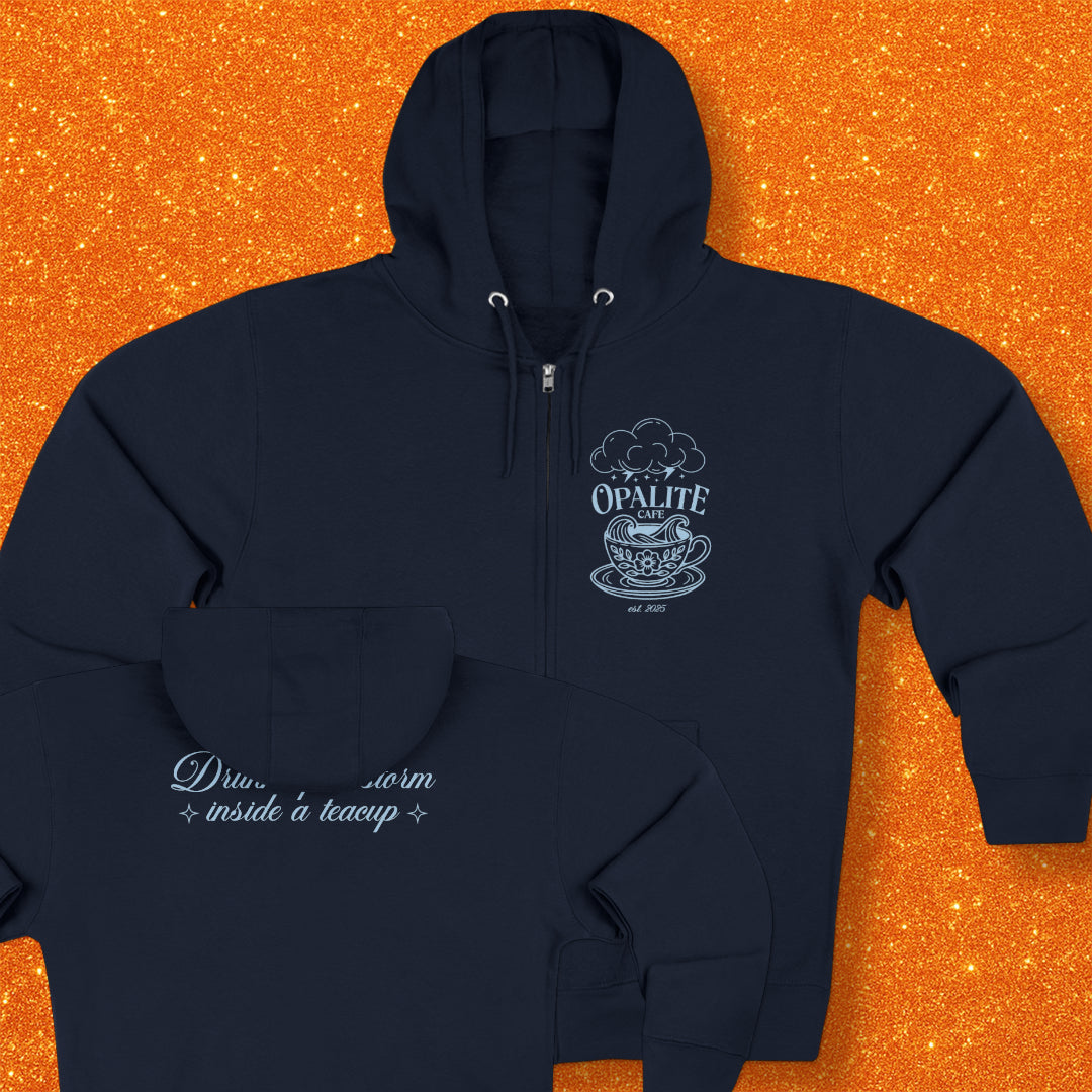 Opalite Café Zip Hoodie | Storm Inside a Teacup Showgirl Inspired ...